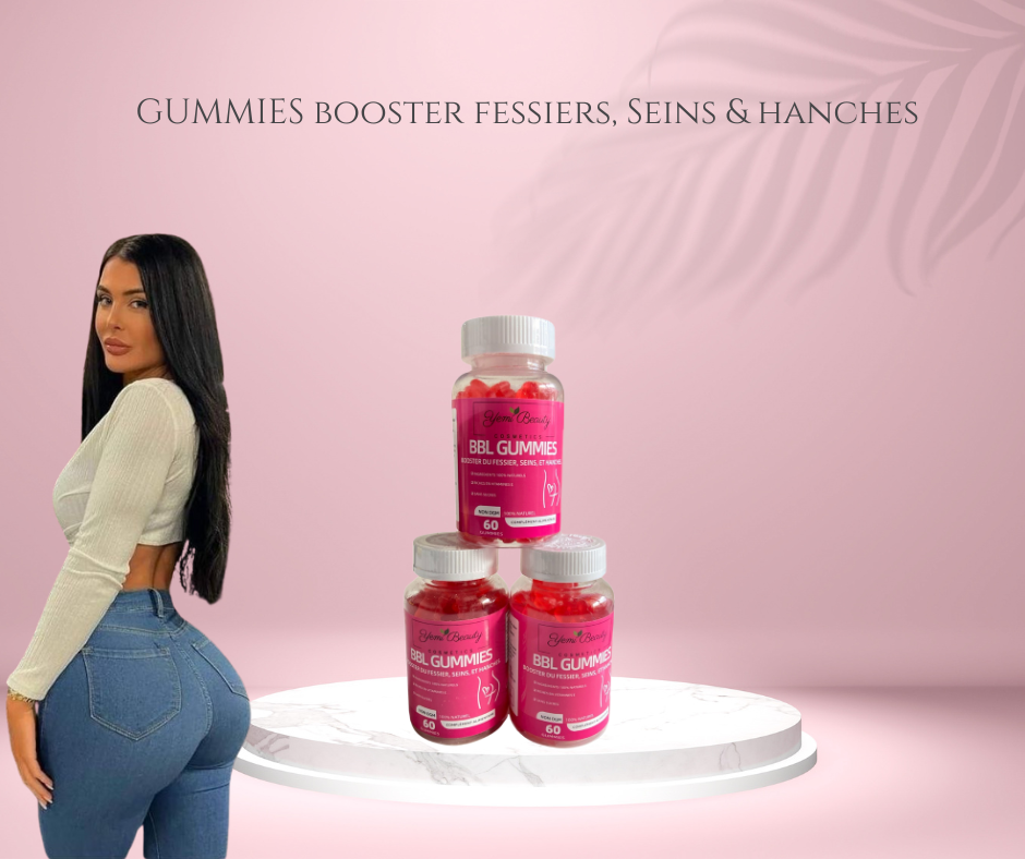 Pack Gummies Booster Fessiers Seins & Hanches (3mois)